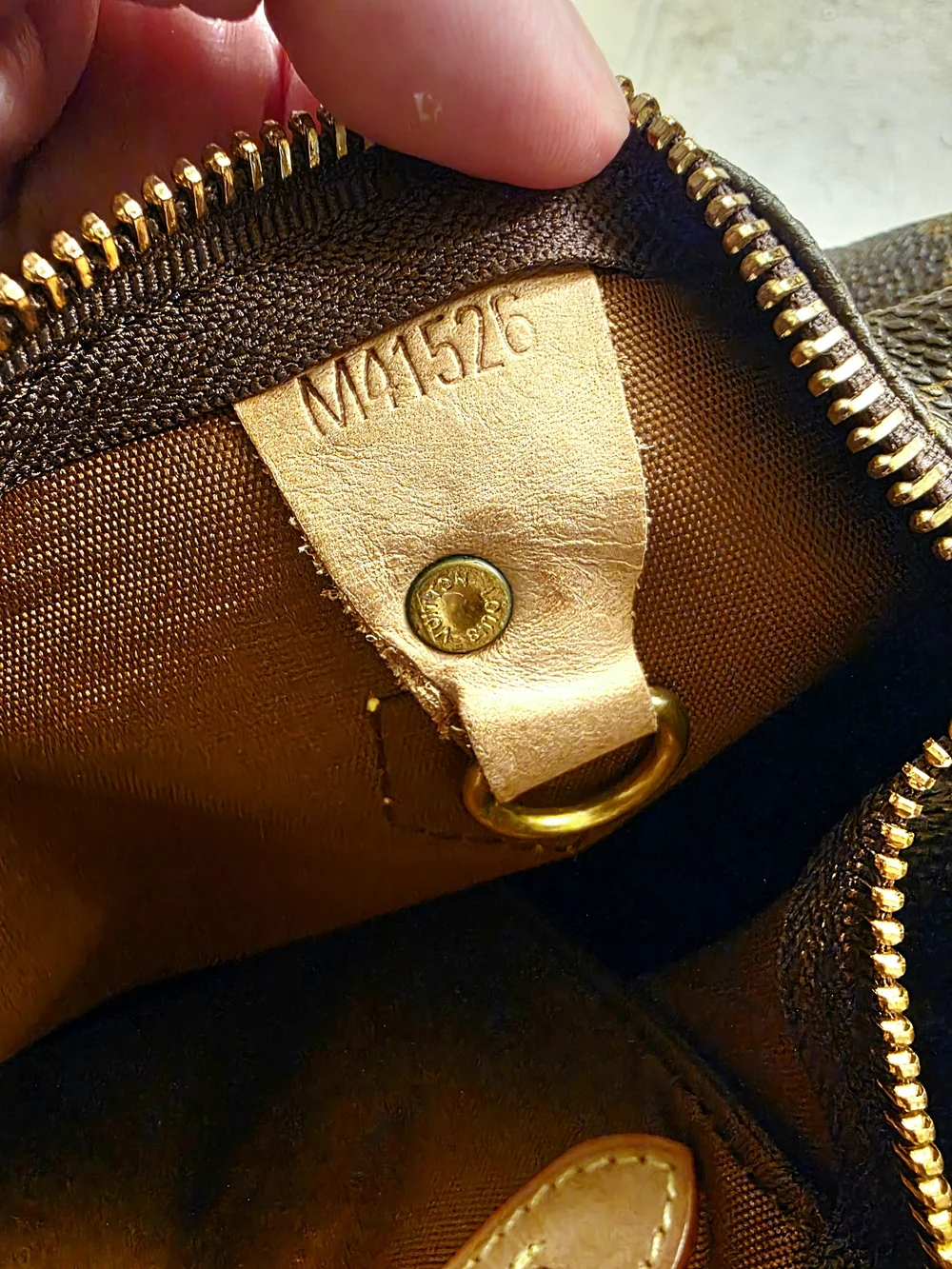 Brown Canvas Satchel